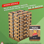 Pellet MyFire ExtraWhite A1 EnPlus 72 Sacchi da 15 Kg